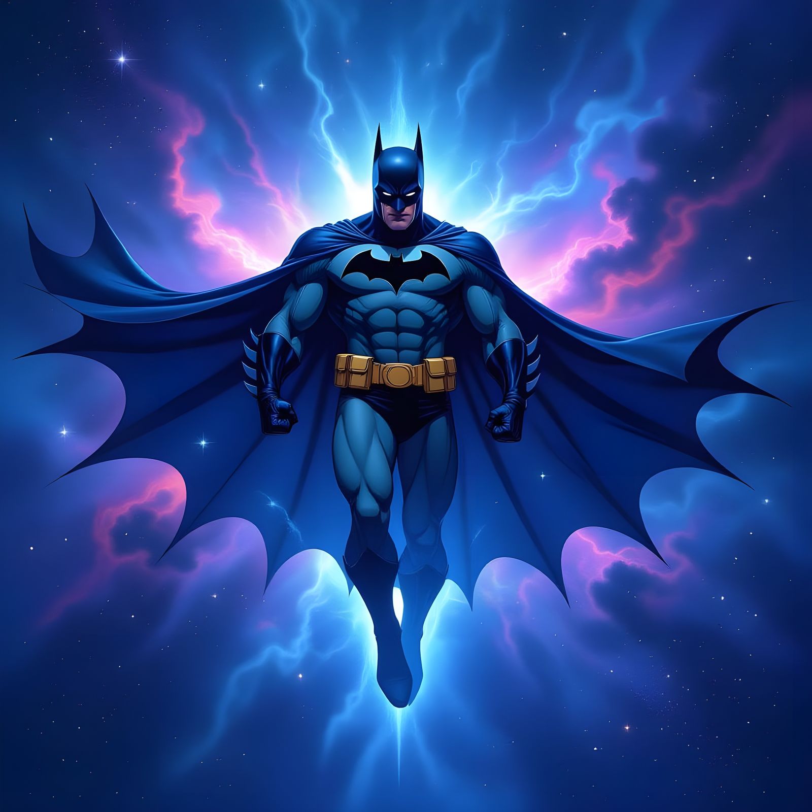 Batman Astral Projection in Cosmic Style