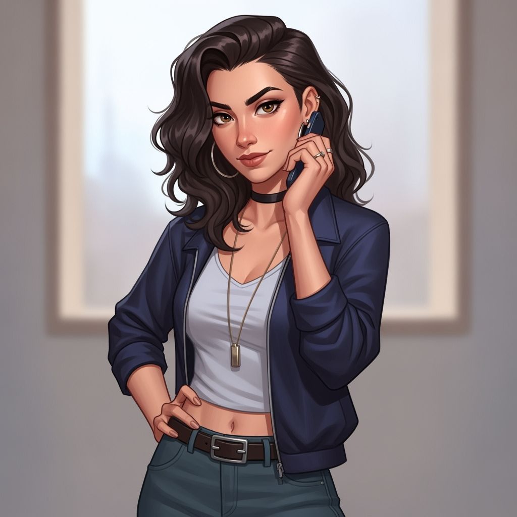 Photorealistic Portrait of a Youthful Woman