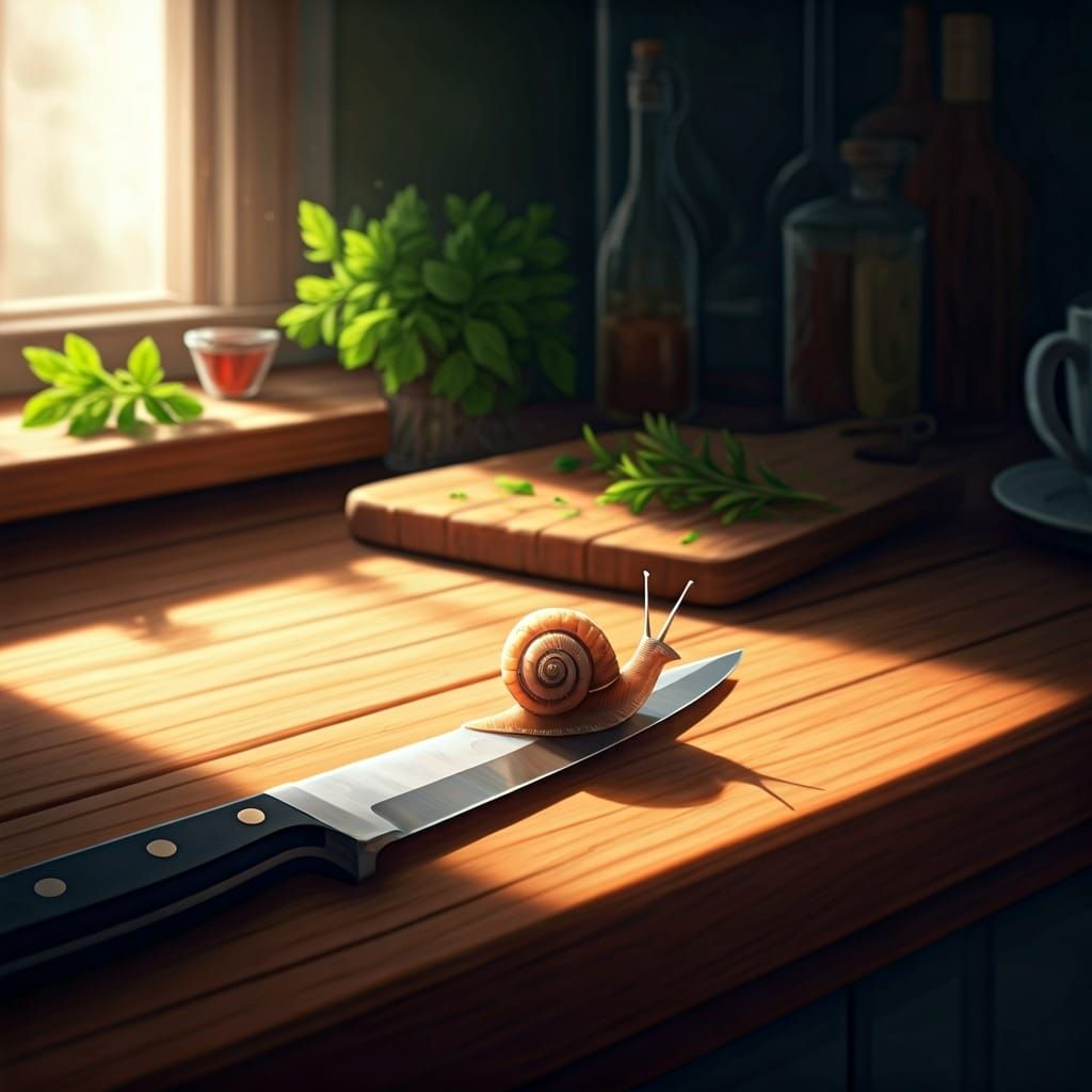 Snail's Journey: A Storybook Illustration of Fragility