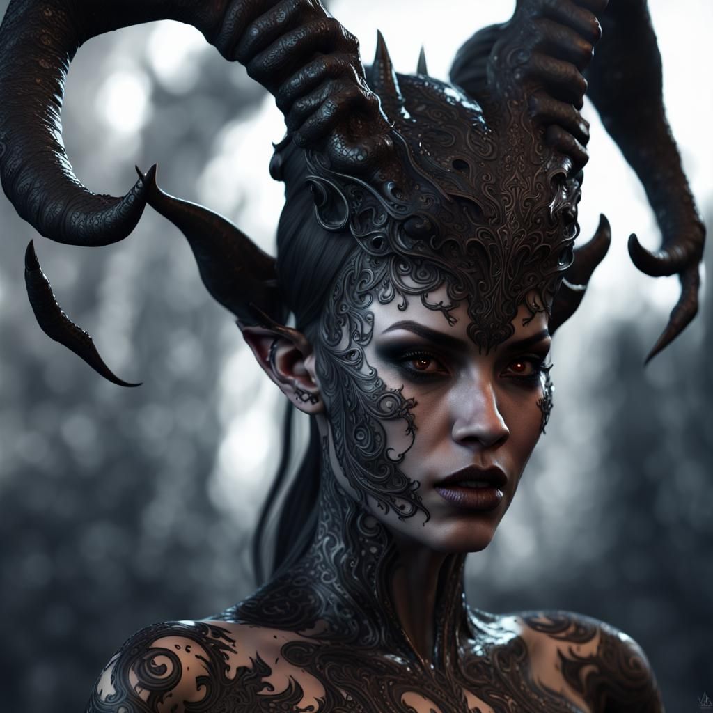 Liquid Demon Queen with Cobalt Electricity