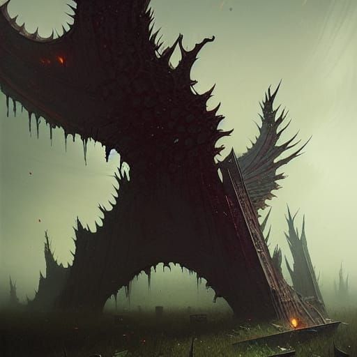 Grotesque Weapons and Armor in Lovecraftian Field