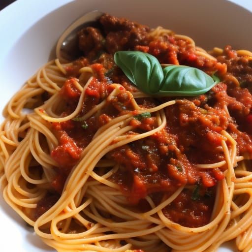 AI-Generated Image of Pasta