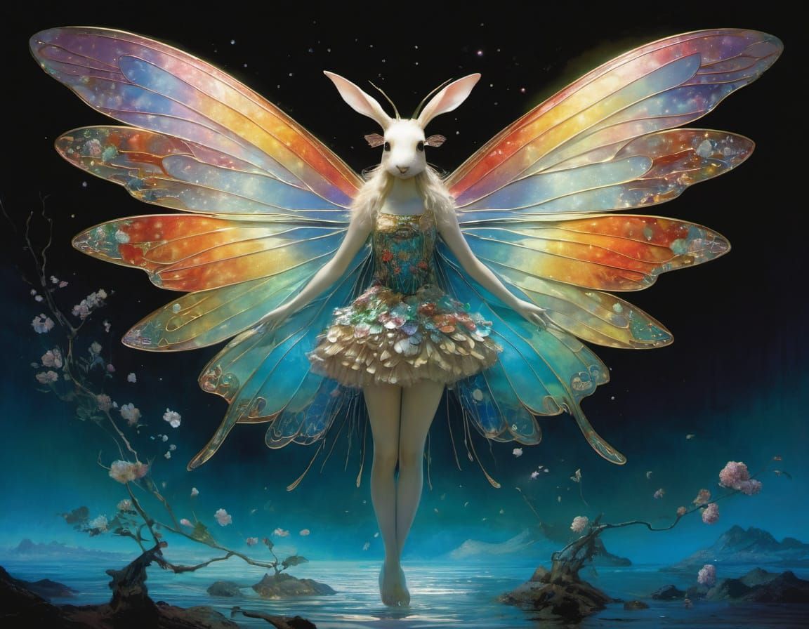 Vibrant Fairy Wings in Digital Illustration