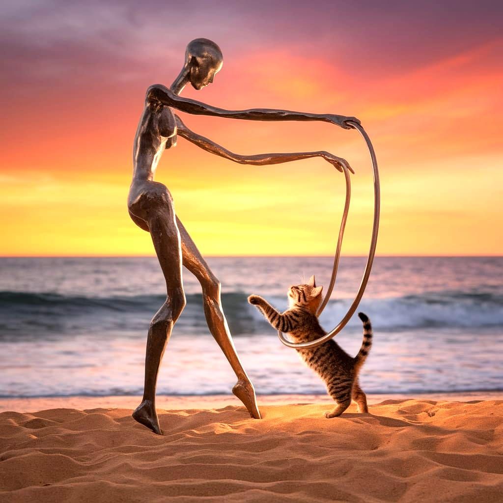 beach rope jumping