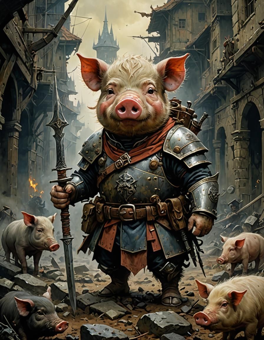 Warrior Pig