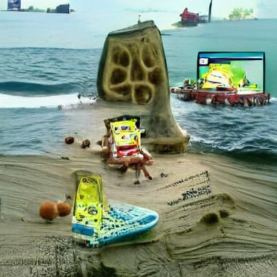 AI Image of SpongeBob