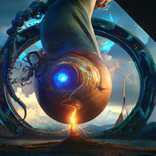 Fantastical Soul in Detailed Matte Painting