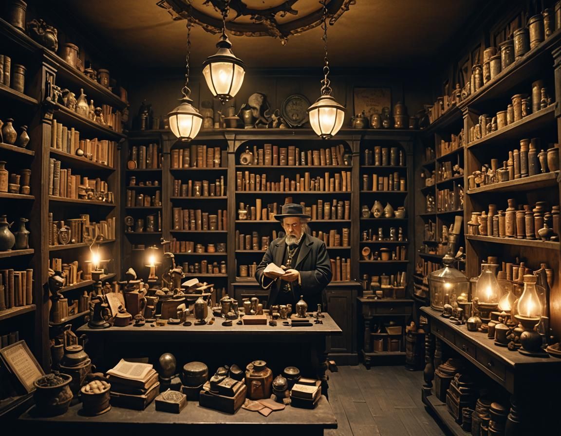 Intriguing Magic Shop with a Magical Ambiance