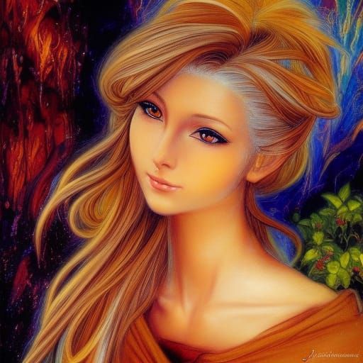 Common grackle bird goddess