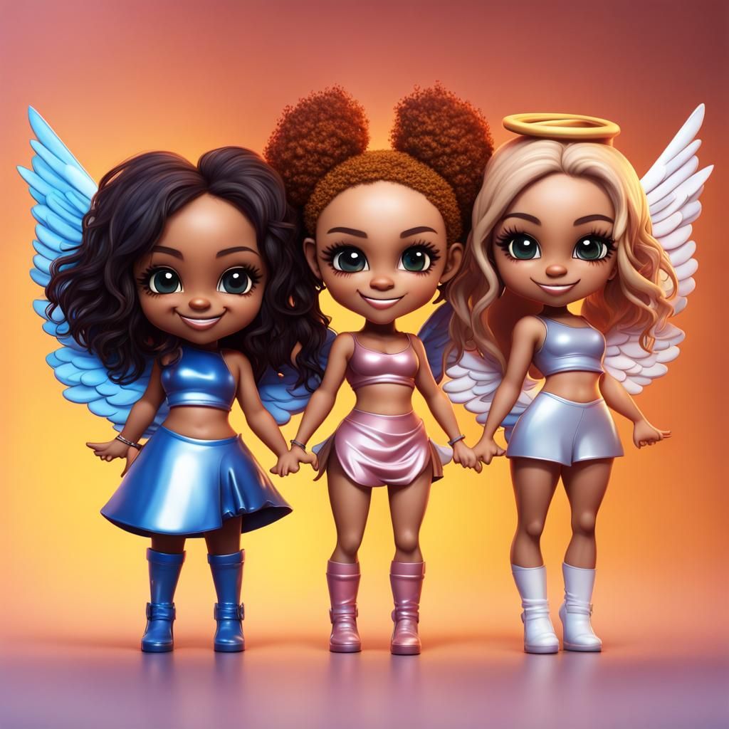 Spice Girls as Cute Chibi Characters