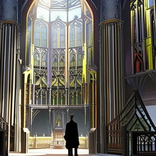 Wayne Manor: Gothic Art Deco Concept