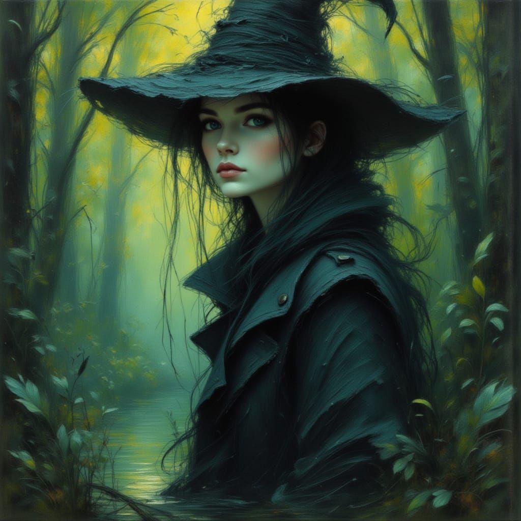 Swamp Queen of the Willows in Brushed Oils