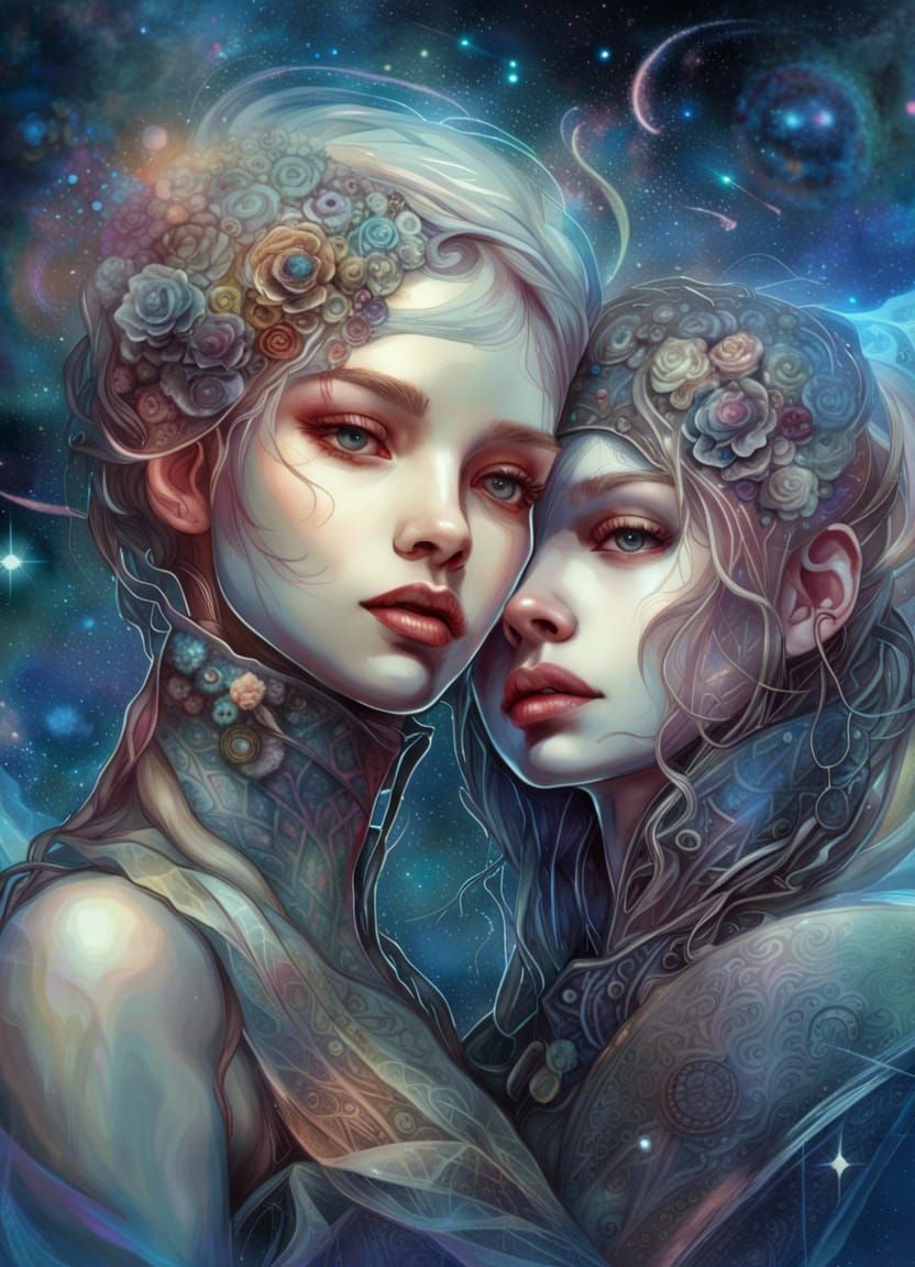 Romeo and Juliet as Gorgeous Cyborg Supermodels