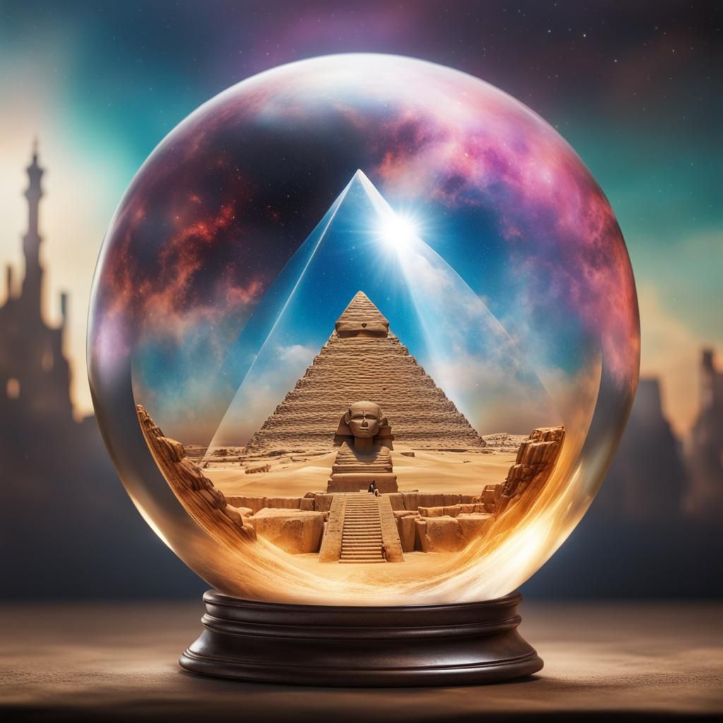 Gaza pyramid with the Spinx