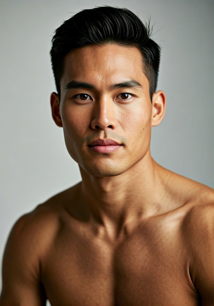 Confident Young Professional with a Fit Physique