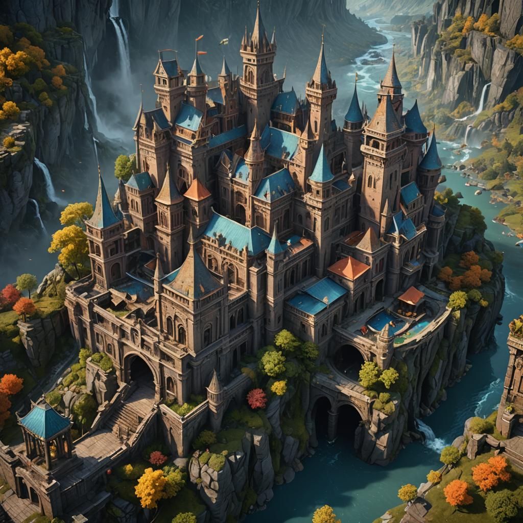Fantastical Winner in Detailed Matte Painting