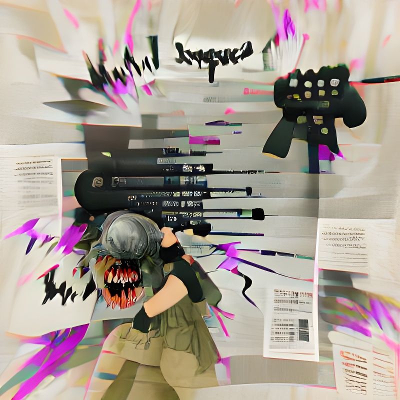Evocative Image of Suppressed Rage