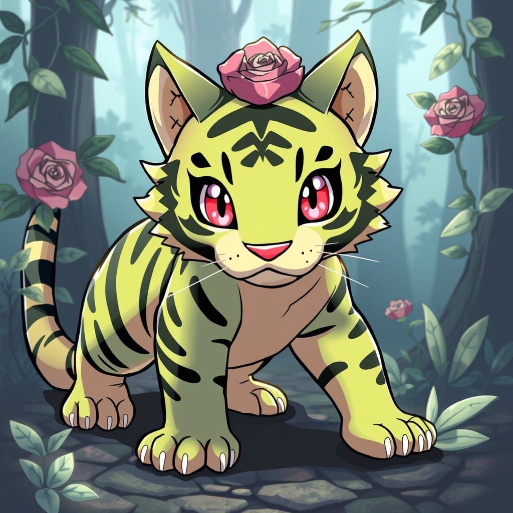 Roseate Tiger Pokémon