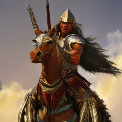 A mythical warrior