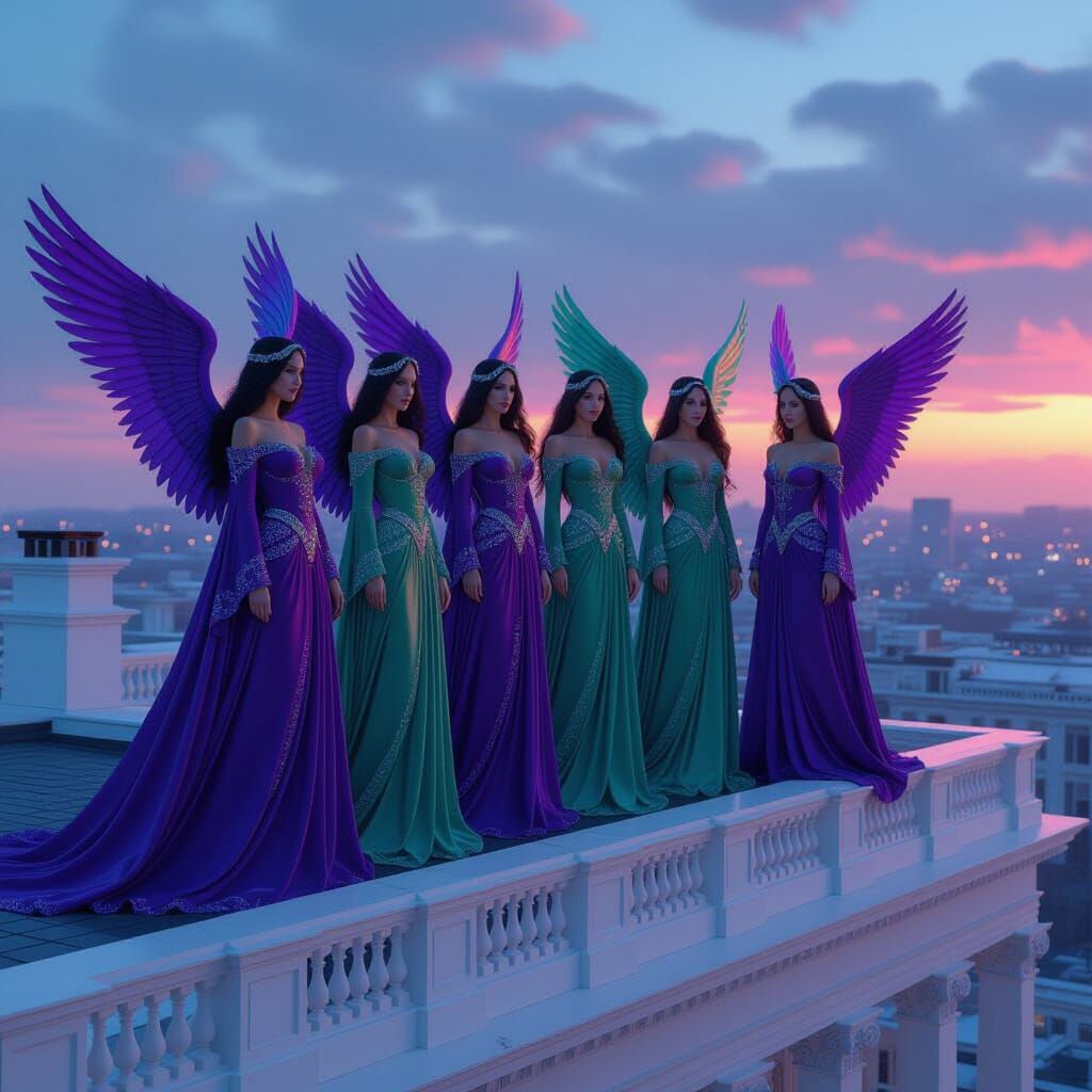Angels Descend on the White House in Dystopian Style