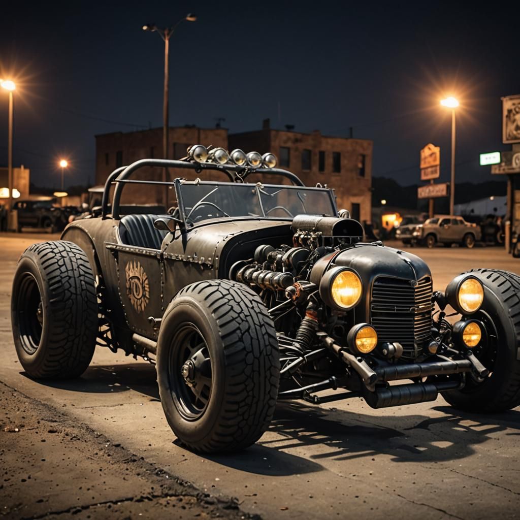 A10 Warthog Rat Rod in Dynamic Lighting