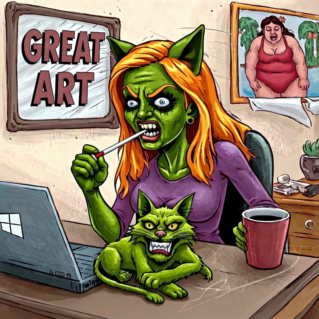 change the text from "Love This" to "Great Art" . Change the...