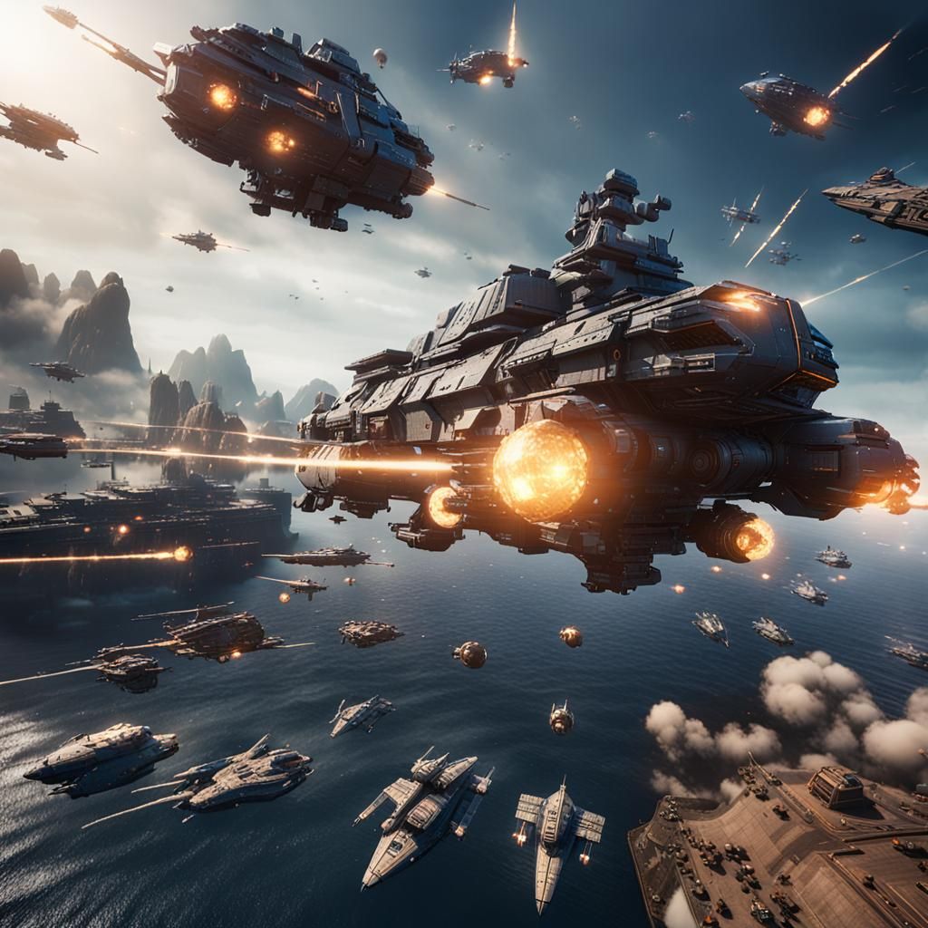 Cobalt Invasion Fleet: Epic 3D Game Cinematic