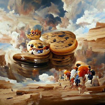 Cookie Run Kingdom as Oil Painting