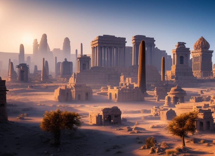 Ruined Desert City Lost to Time