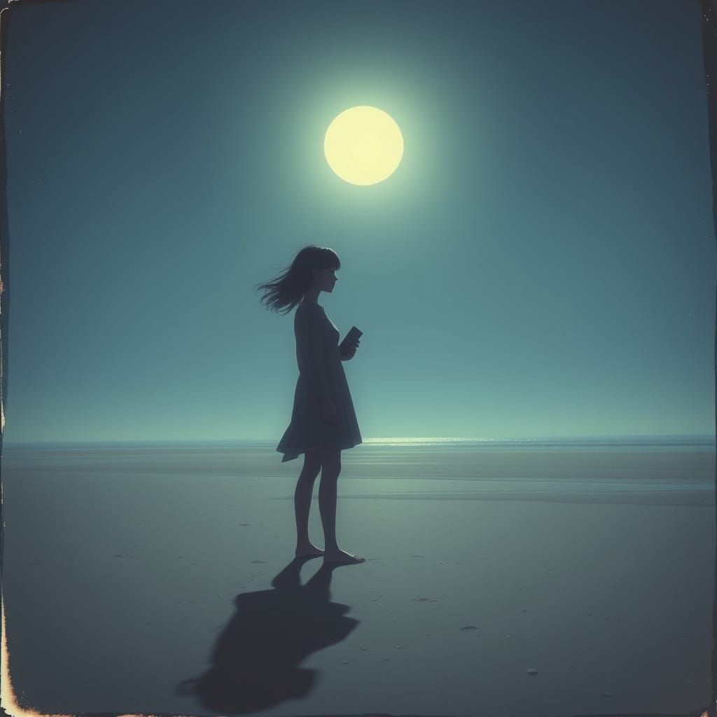 Ethereal Moonlit Reflection