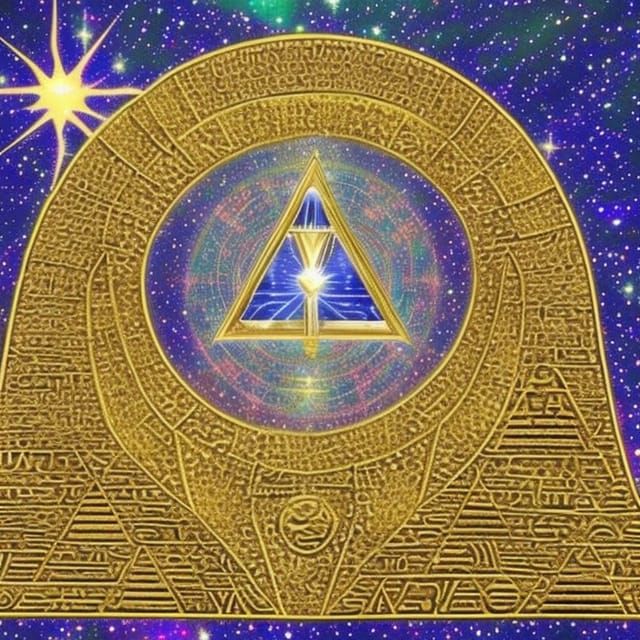 Starseed Tree of Knowledge: A Spiritual Digital Painting