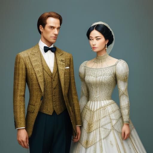 String Attire: A Couple's Unusual Wardrobe