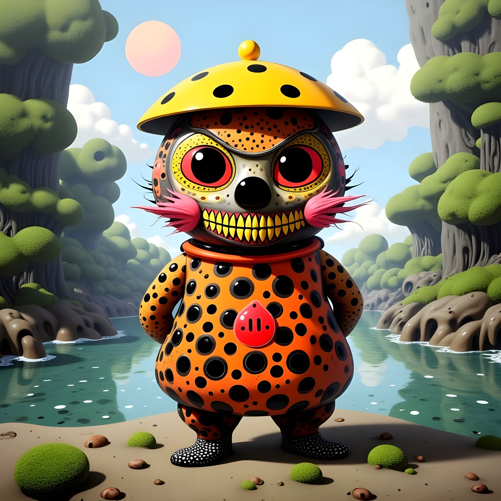 Evil Asian Villain Caricature: Secret Agent