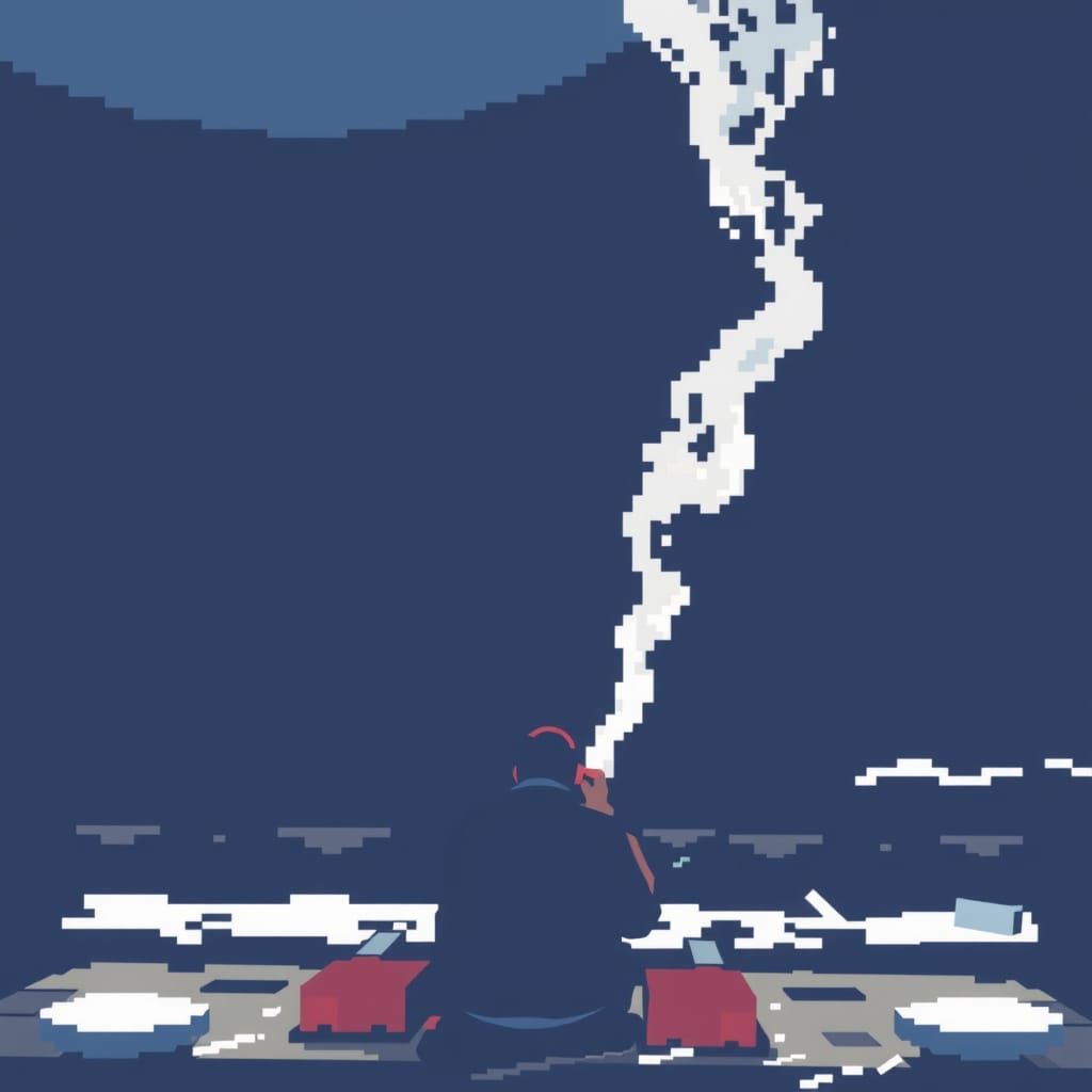 Cinematic Smoke Effect with Film Grain