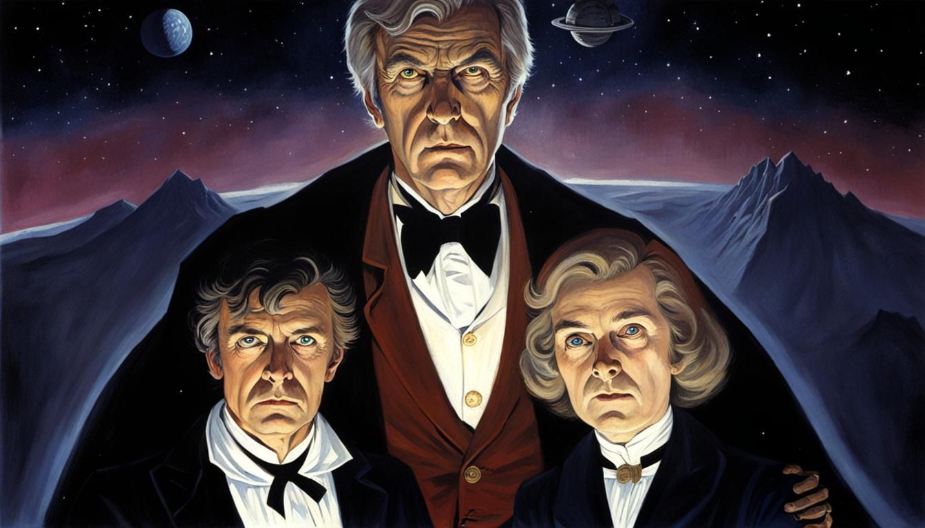 Chesley Bonestell Inspired Doctor Who Scene