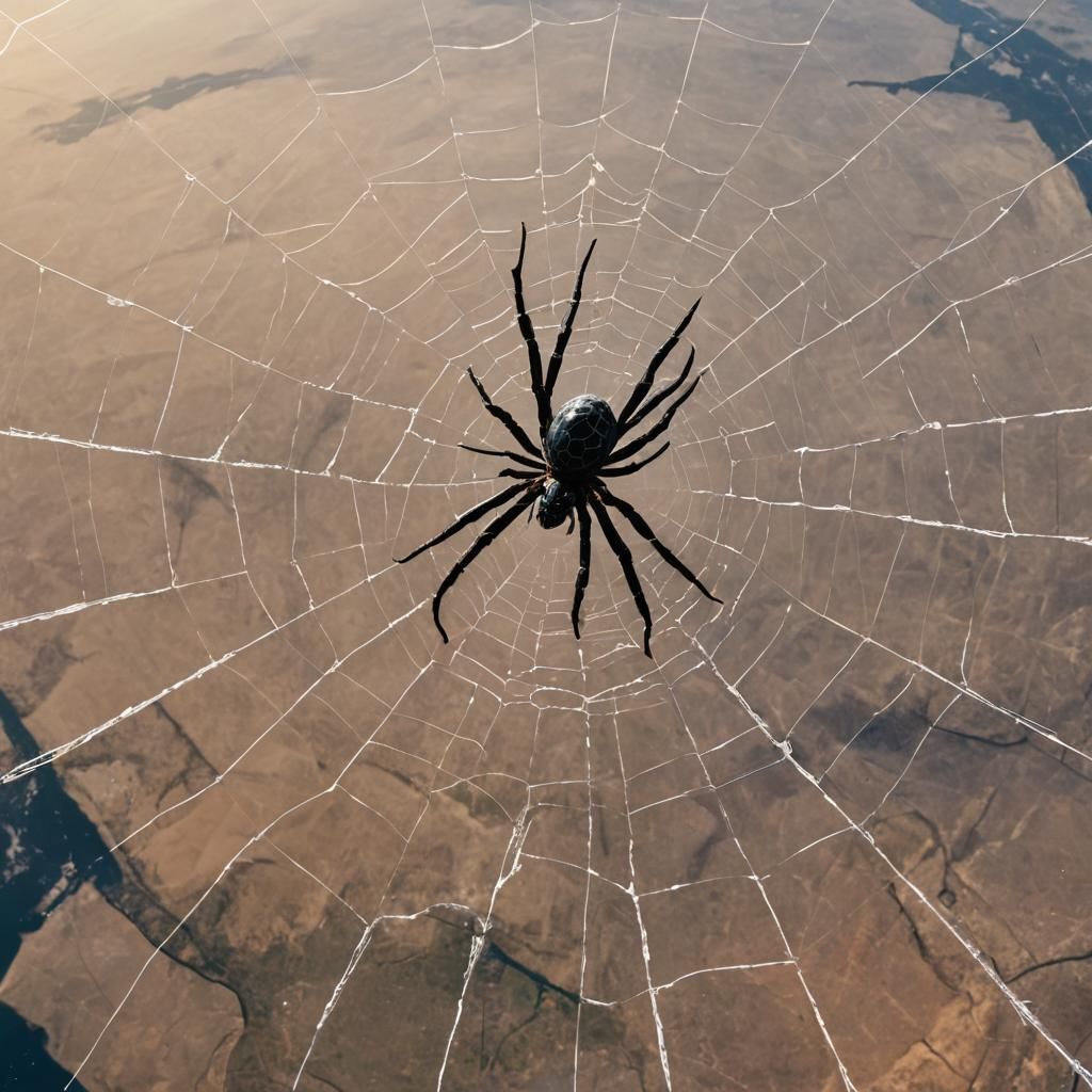 Earth Entangled in a Giant Spiderweb