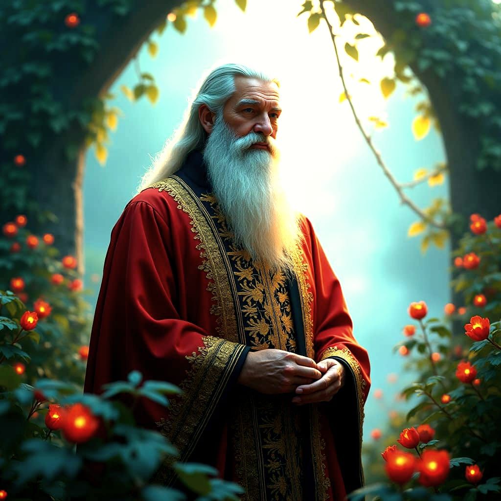 Detailed Matte Painting of a Fantasy Character