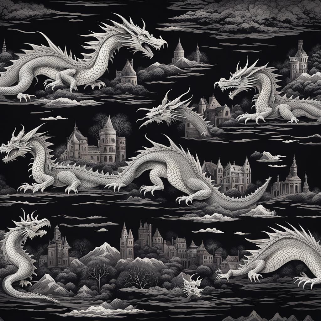 Horrific Dragon Chimera at World's End