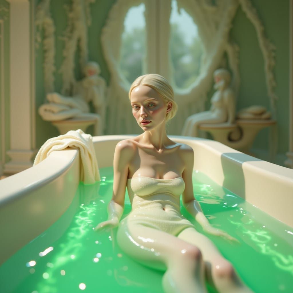 Surreal Spa Rejuvenation With Yogurt Bath