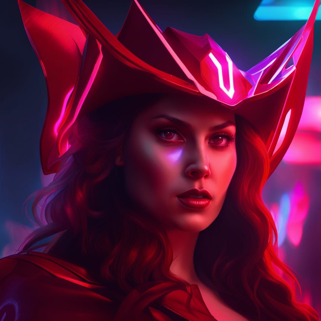 Mystic Scarlet Queen: Dark Fantasy Concept Art