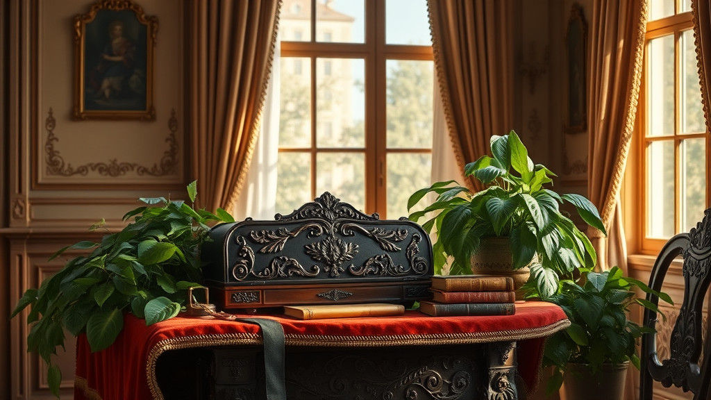 Still-Life with Carved Box, Realistic Style