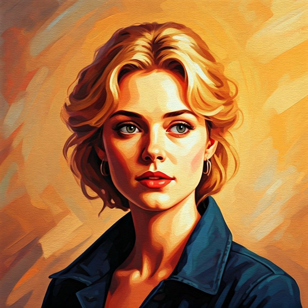 Impressionist Oil Painting of a Romantic Scene