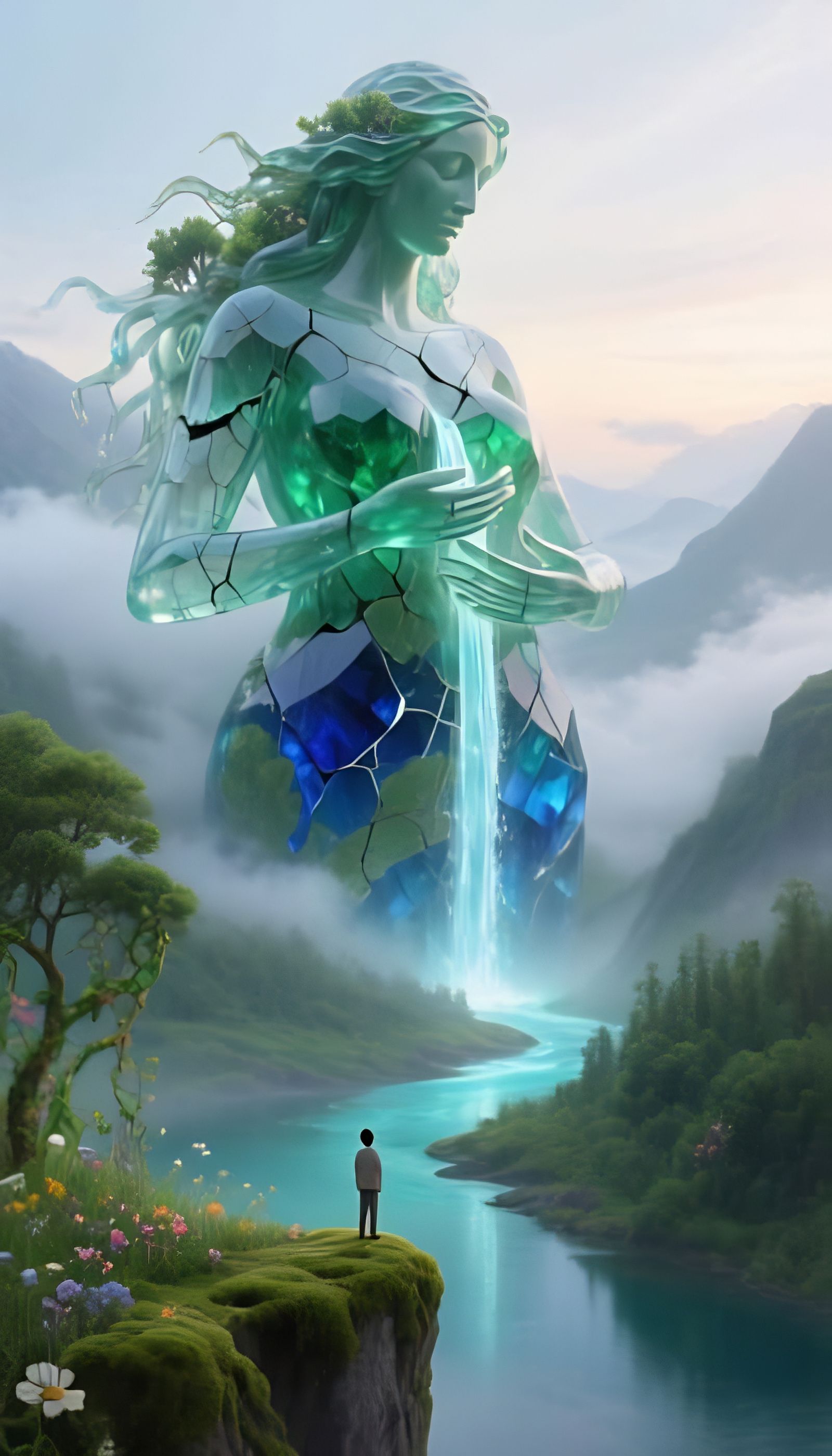 Colossal Gaia Sculpture