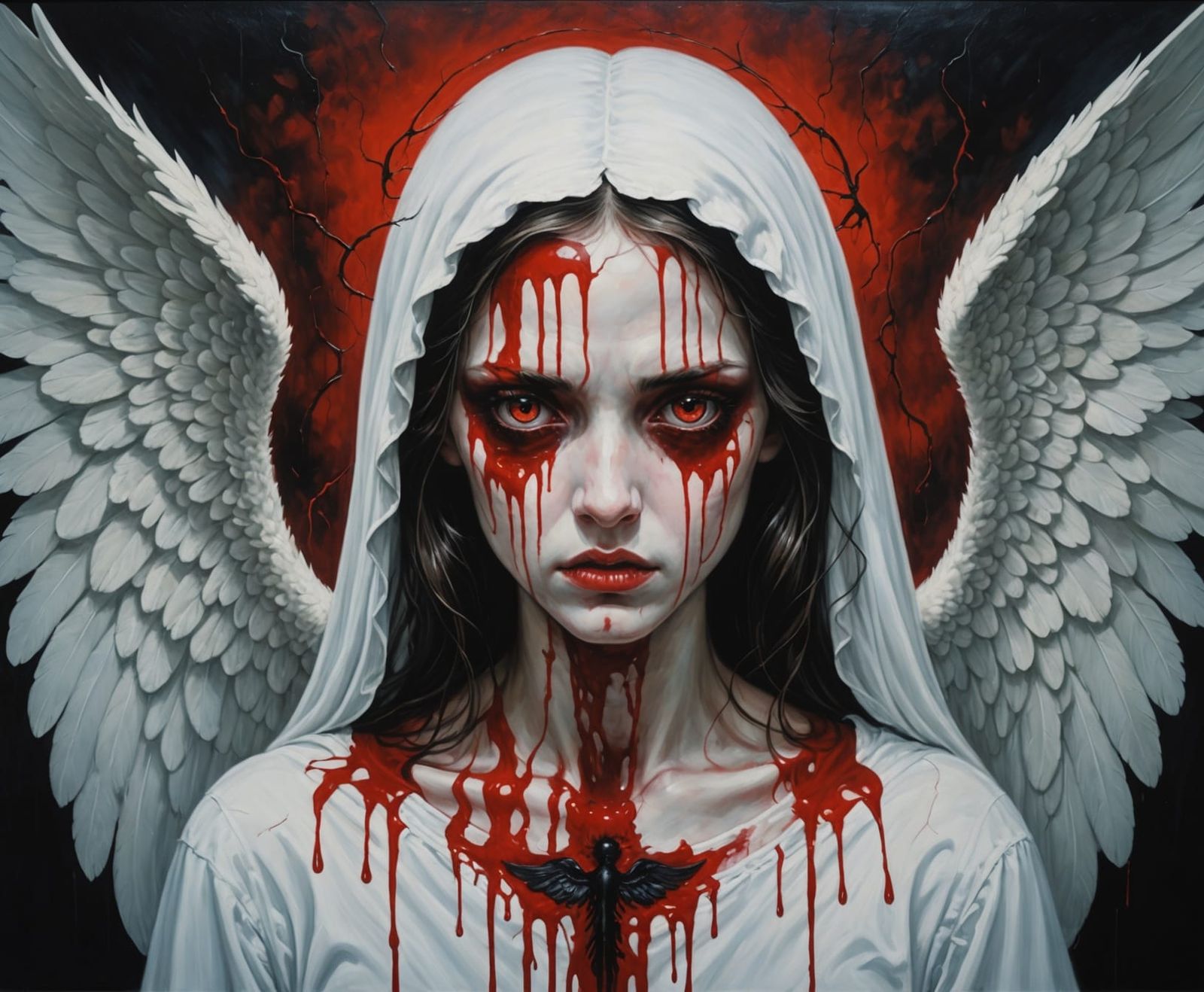 Haunting Angel of Bleeding Eyes