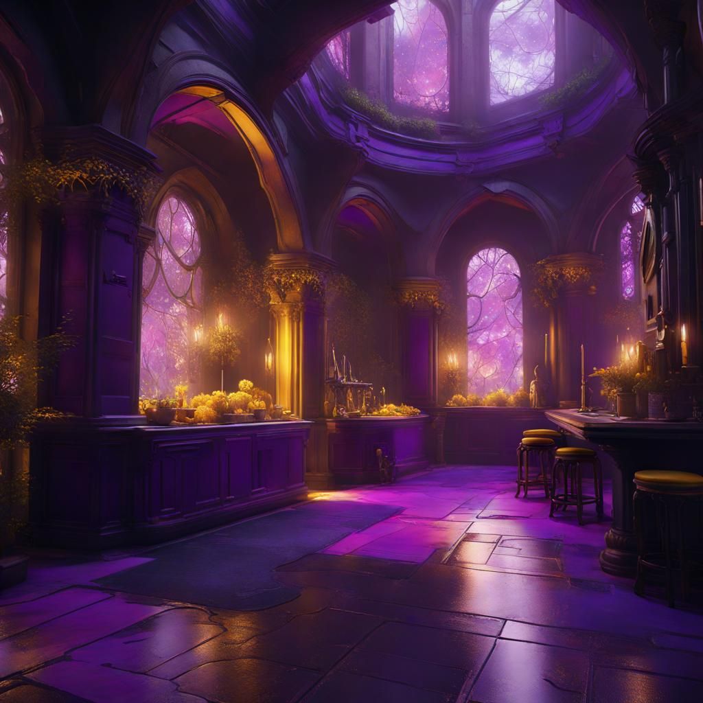 Dark Fantasy Landscape with Dynamic Lighting