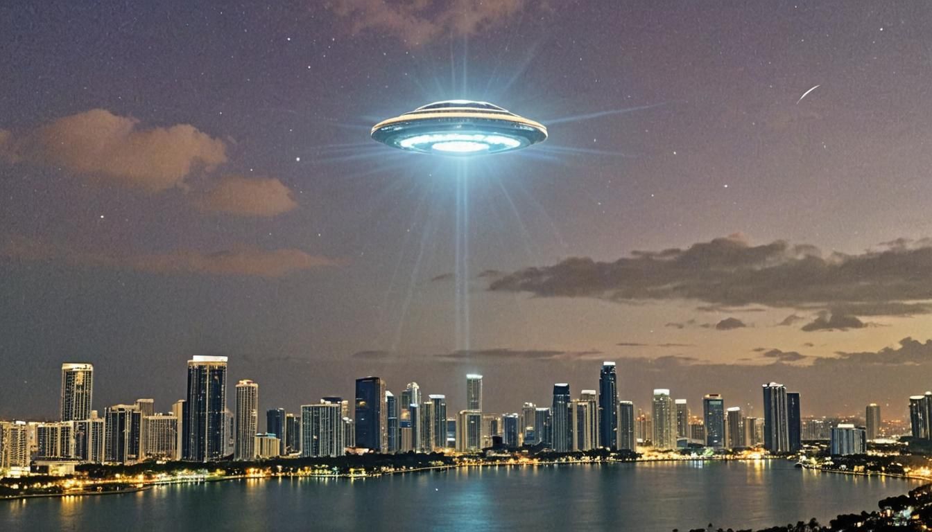 UFO Over Miami Beach: Galactic Federation Sighting