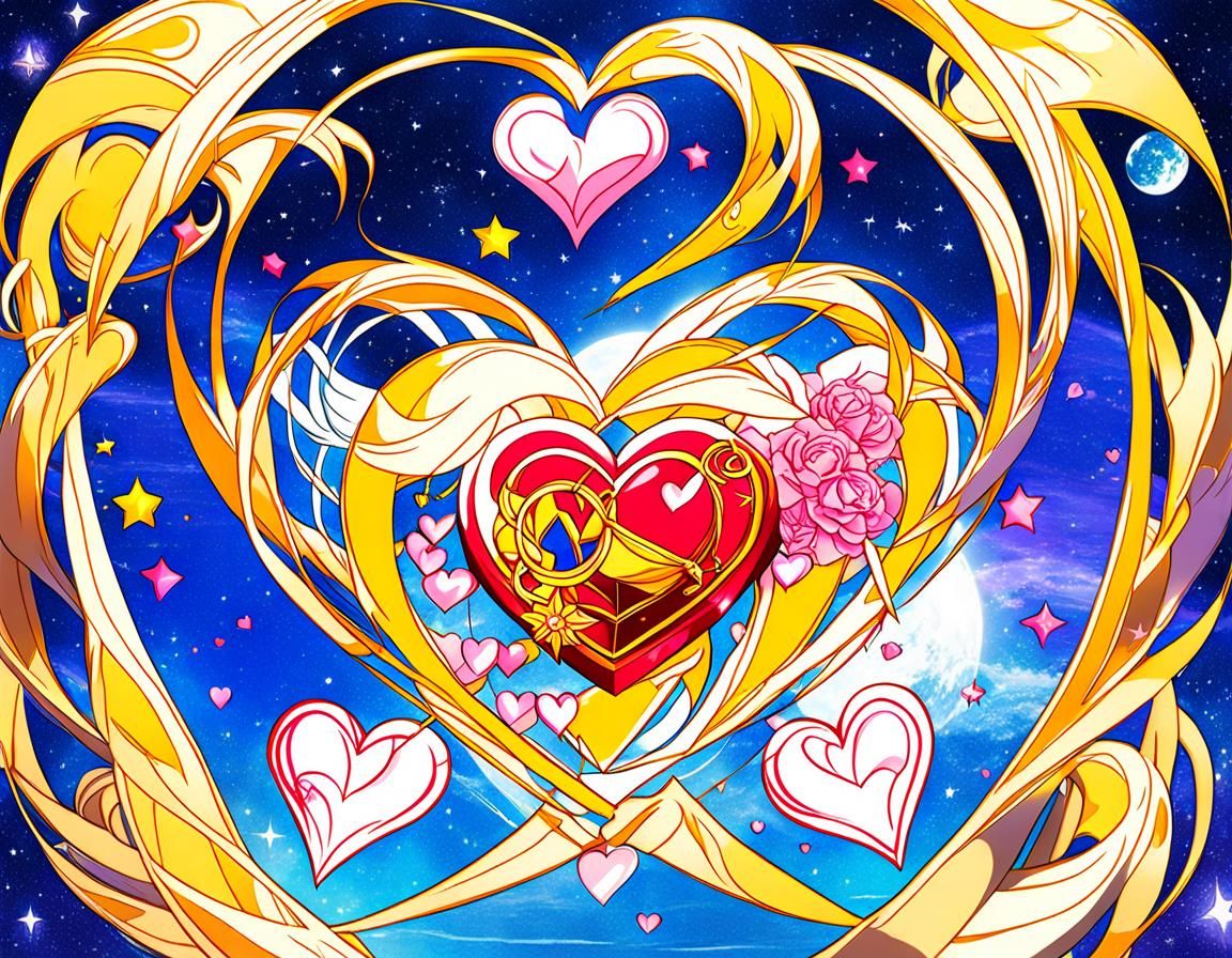 Sailor Moon Heart Anime Illustration