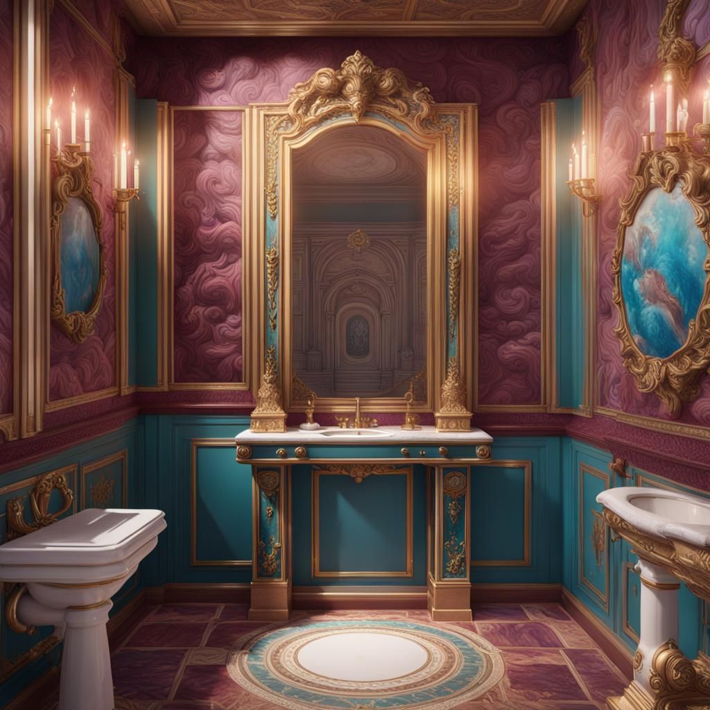 Toilet of Venus: Detailed Matte Painting
