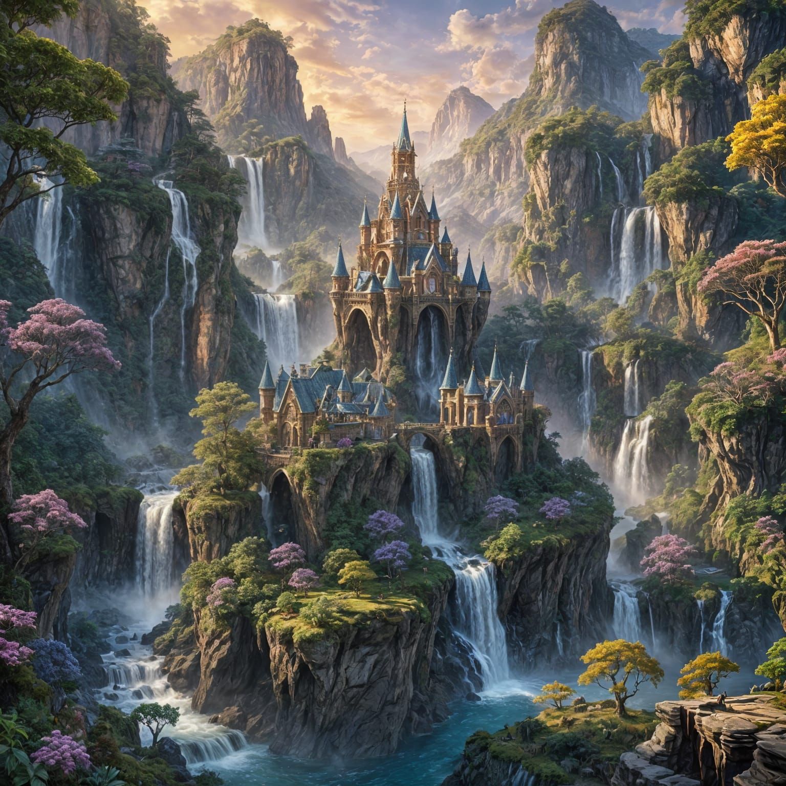 Avalon: Elven Kingdom of Magic at Dawn