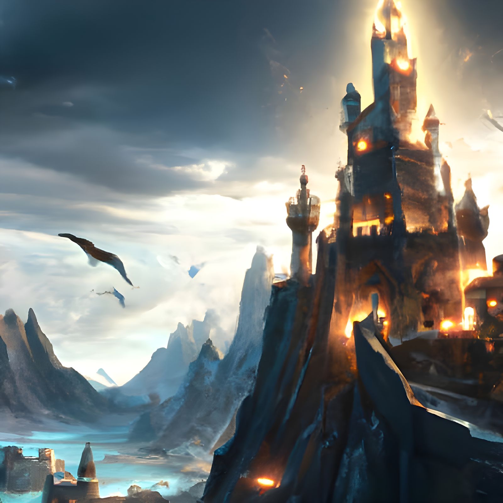 Devil's Castle: Dark Fantasy Concept Art